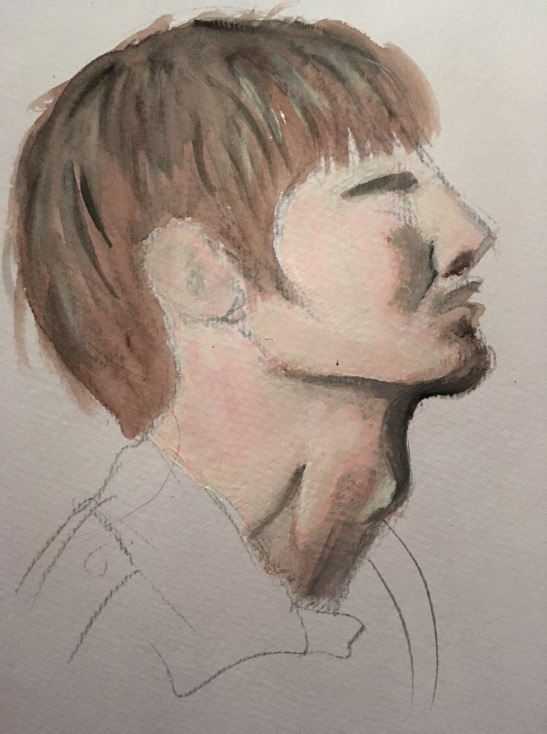 25 - Man with adams apple